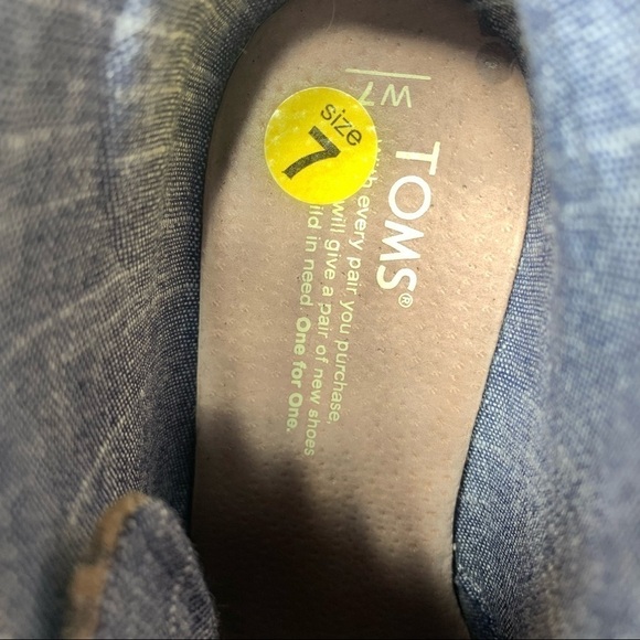 Toms Cheetah Wedge women’s 7 - Picture 5 of 6